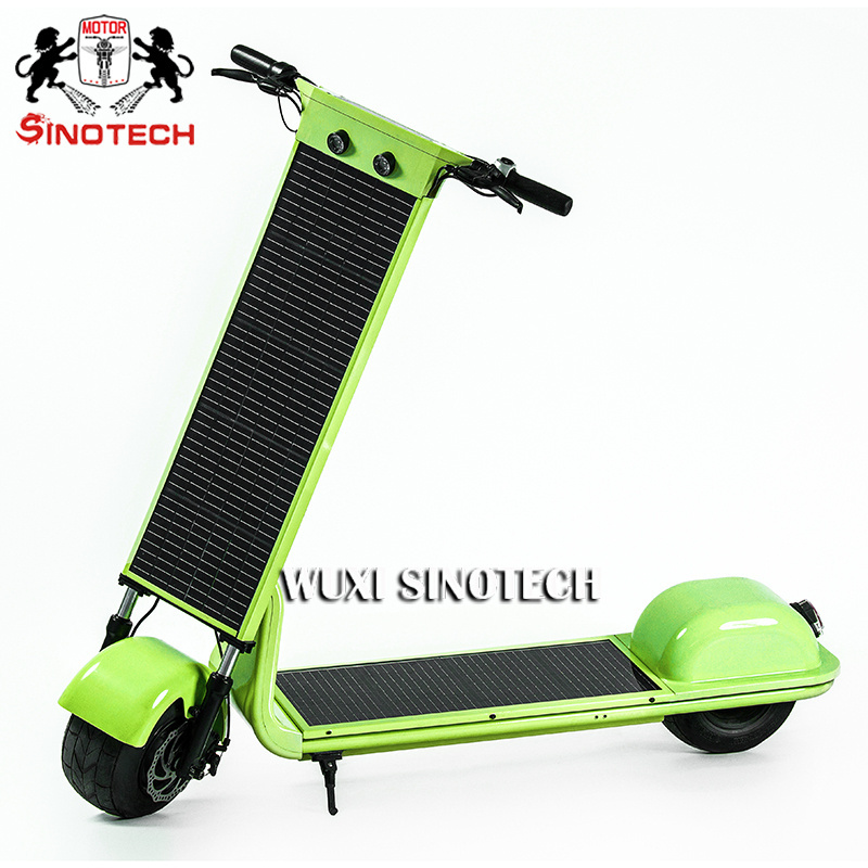 Solar Electric Scooter 350W 36V 12.5A E Scooter  2 Wheel Solar Electric Scooter for Adults