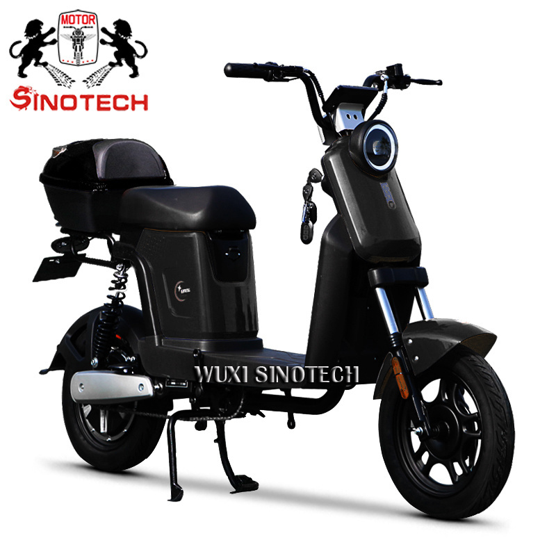 350w 500w low price electric bike scooter moped for adult teenager family use With pedals Disc Brake