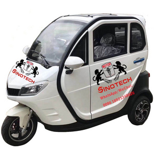 2020 New design electric Passager Tricycle Enclosed Type electric trike