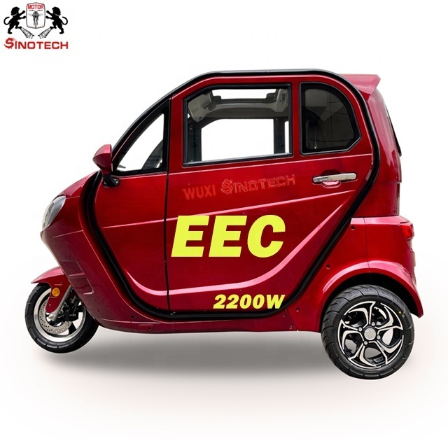 EEC three wheel cargo tricycle for sale in cheap price 3 wheel electric motorcycle car with drive cabin electric scooter