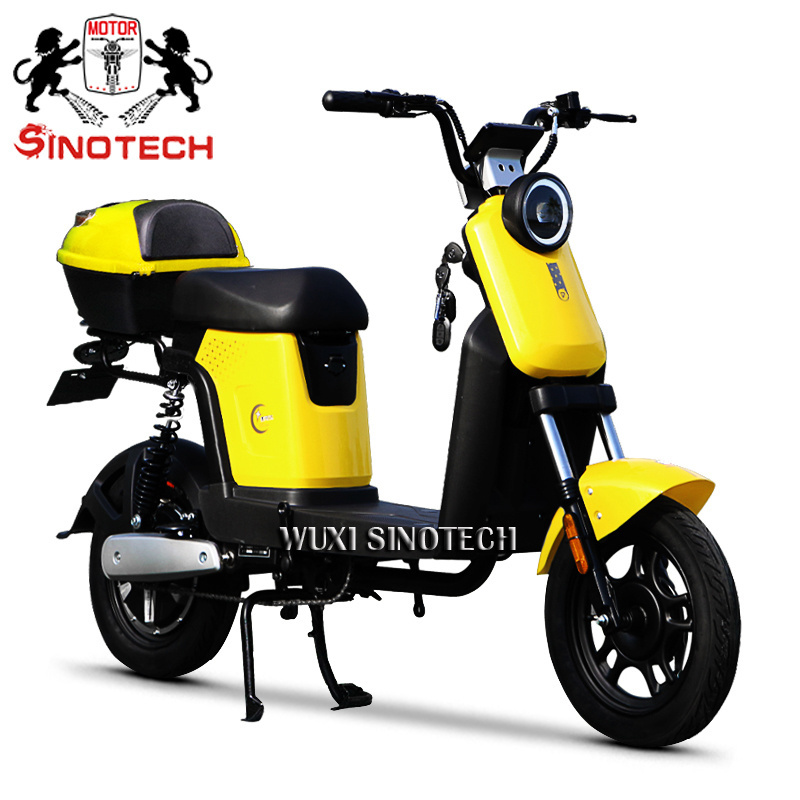 350w 500w low price electric bike scooter moped for adult teenager family use With pedals Disc Brake