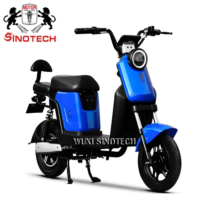 350w 500w low price electric bike scooter moped for adult teenager family use With pedals Disc Brake