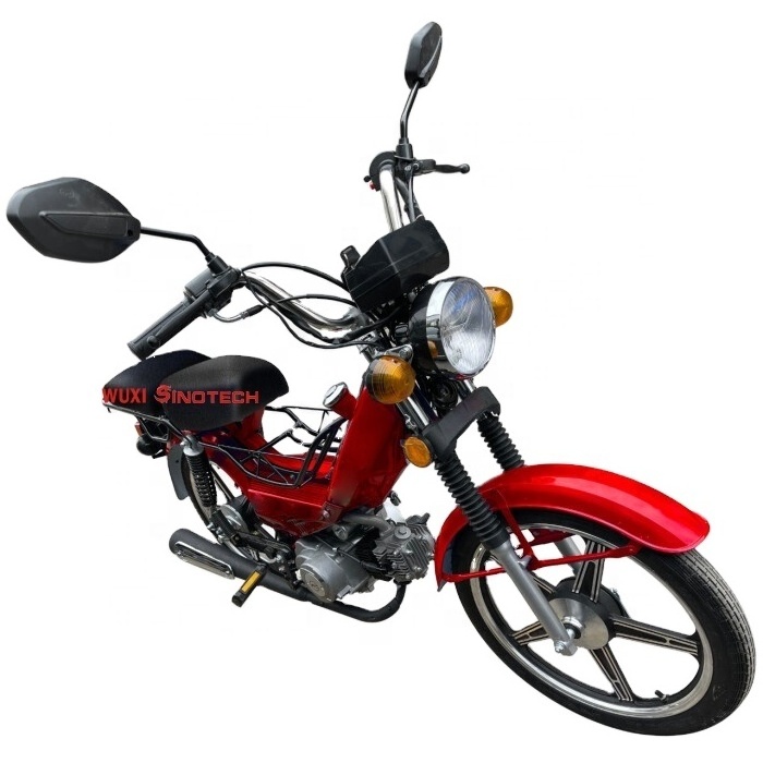 Cheap mini motorcycle wholesale in Libya 49cc 70cc 107cc 110cc pedal assist moped gas bicycle