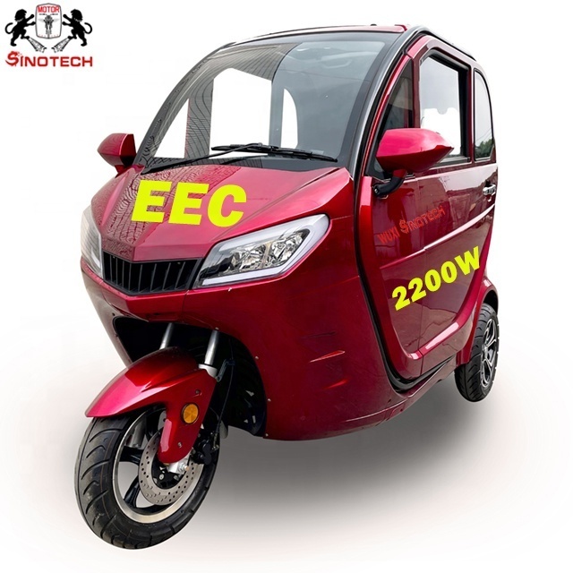 EEC three wheel cargo tricycle for sale in cheap price 3 wheel electric motorcycle car with drive cabin electric scooter