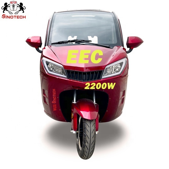 EEC three wheel cargo tricycle for sale in cheap price 3 wheel electric motorcycle car with drive cabin electric scooter