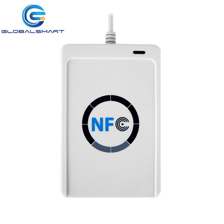 Portable 13.56MHZ RFID ISO14443 USB Contactless NFC Card Reader ACR122U