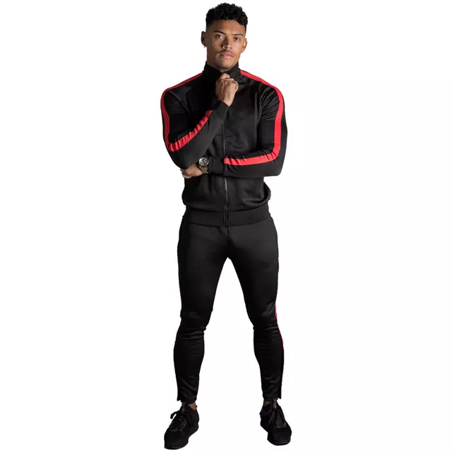 Men's Fleece Jacket and Joggers Pants Sweat Track Suit / Plain Sweat Suits Men Jogger custom