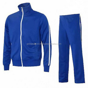 custom Athletic Tracksuit Full Zip Warm Jogging sport suit for men and women cotton and polyester