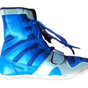 Custom Made Boxing Shoes Blue Color