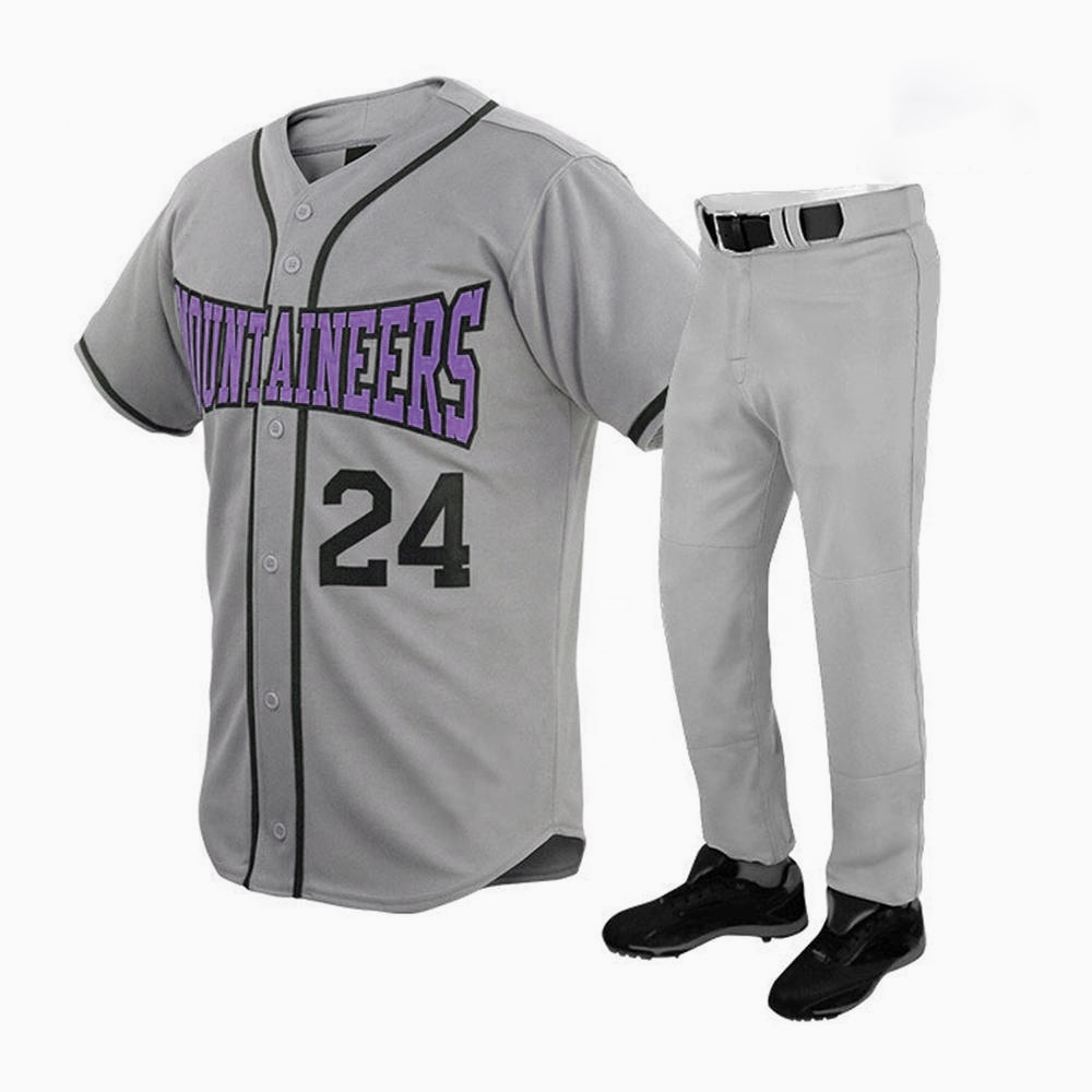 Breathable Sportswear Baseball Jersey With Shorts Comfortable Durable Uniform Sets Team Wear Designs