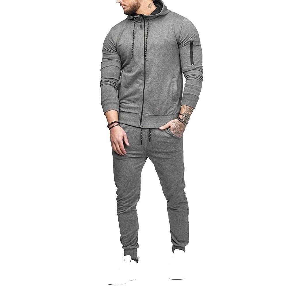 High Quality Custom Design Men Tracksuit Pink / Top Design Men Sweatsuit Fashion design tracksuit sweat suit Manufacturer