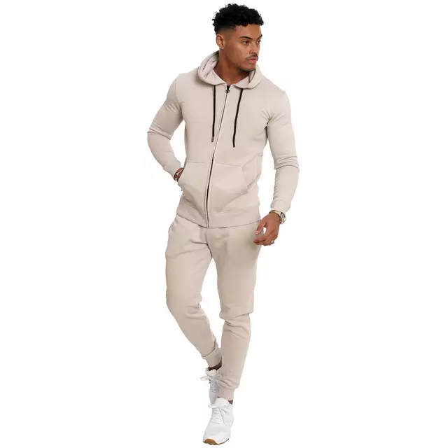 Cotton Unisex Fleece Sweatsuits / cotton fleece maroon tracksuit wholesale Custom New Fashion Hooded Tracksuit