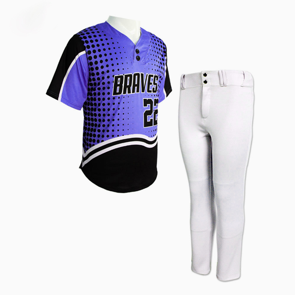 Breathable Sportswear Baseball Jersey With Shorts Comfortable Durable Uniform Sets Team Wear Designs