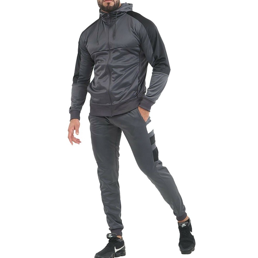 High Quality Custom Design Men Tracksuit Pink / Top Design Men Sweatsuit Fashion design tracksuit sweat suit Manufacturer