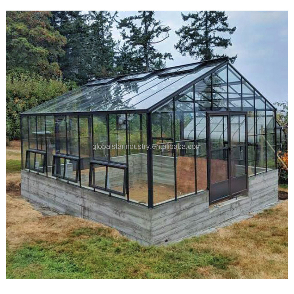 Aluminum Hexagon Octagonal Octagon Aluminium Garden Sun Room Glass Winter Conservatory Sunroom GreenHouse