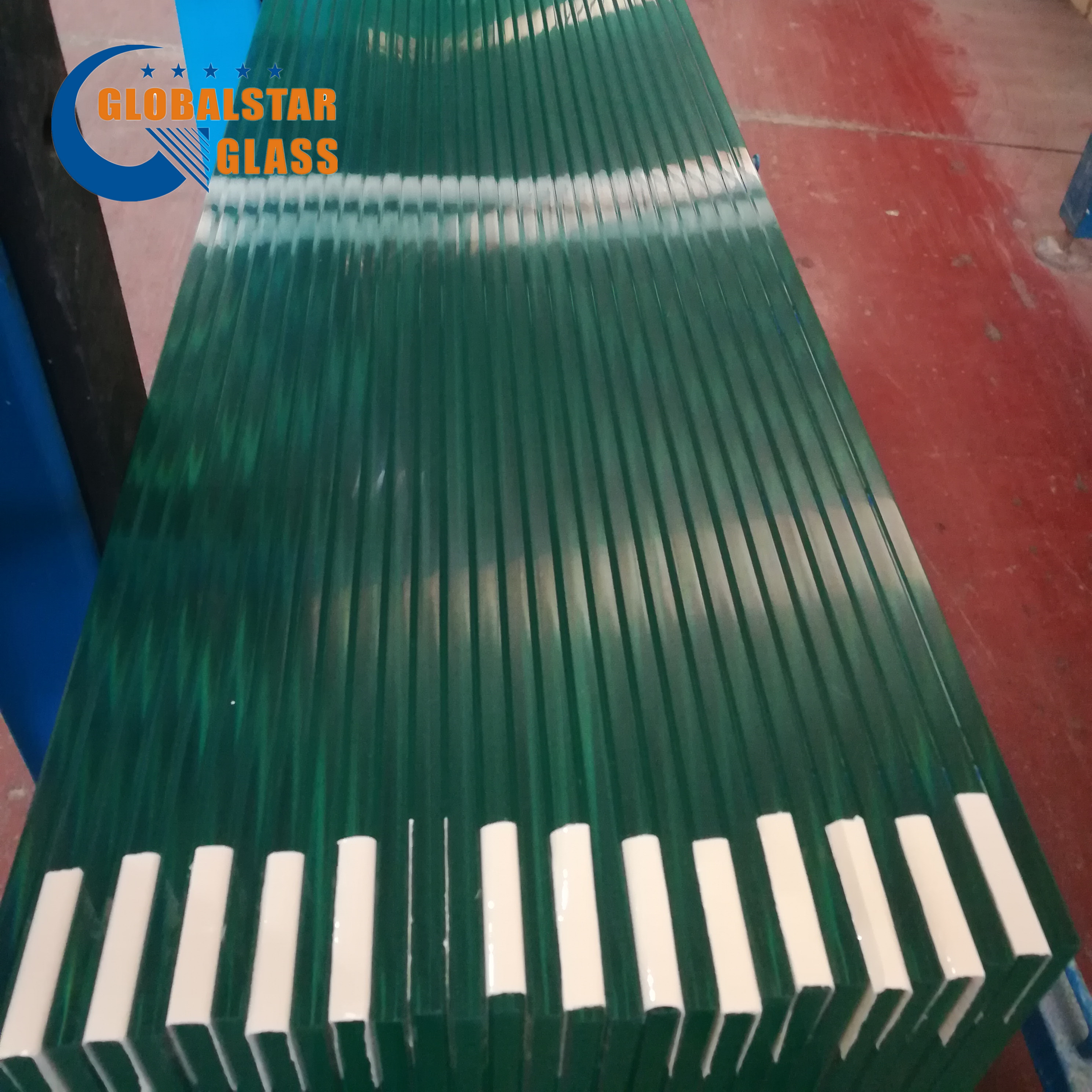 Factory Price 5mm 6mm 8mm Clear Float Flat Bent Laminated Tempered Glass for balcony sliding glass door