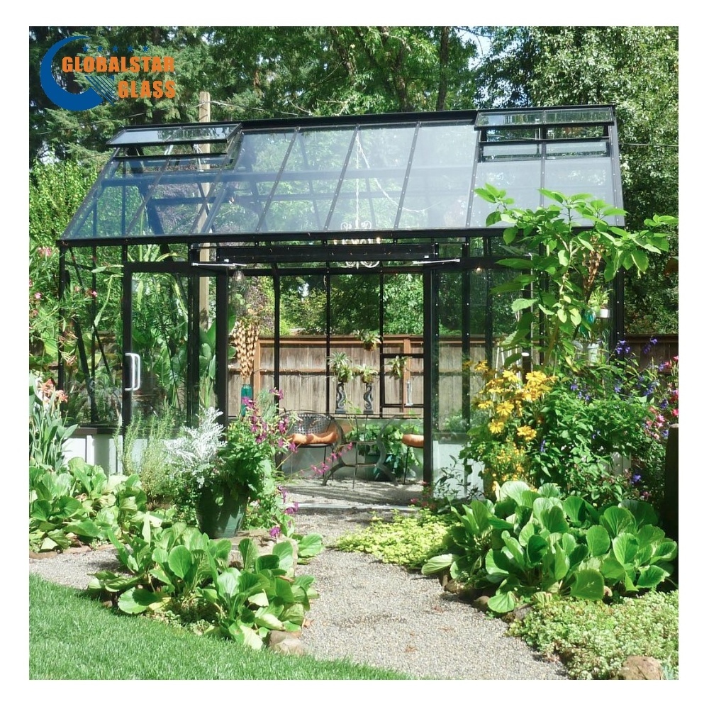 Aluminum Hexagon Octagonal Octagon Aluminium Garden Sun Room Glass Winter Conservatory Sunroom GreenHouse