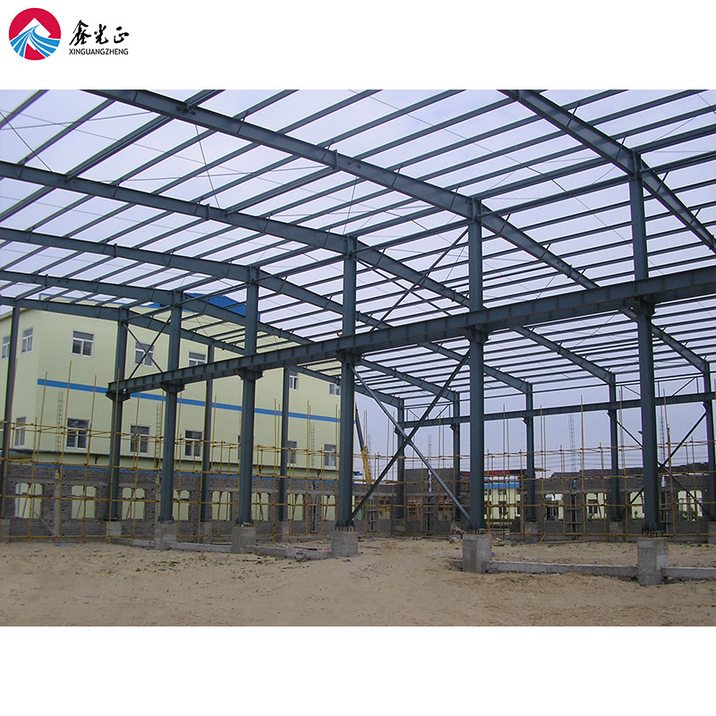 Roof Design Steel Structure Large Space Truss Workshop Warehouse by steel structure