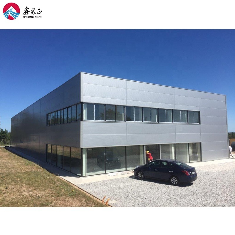 Fast Build Warehouse Portable Prefabricated Steel Structure Construction Design Car 4S Showroom Hall Building Steel Warehouse