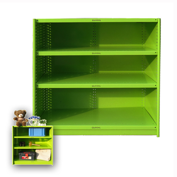 Popular  Rolled Post Upright RUT Shelving Steel Library Book Shelves Shelving