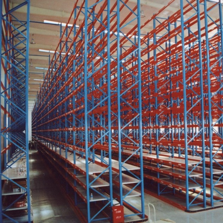 Heavy duty storage VNA pallet rack