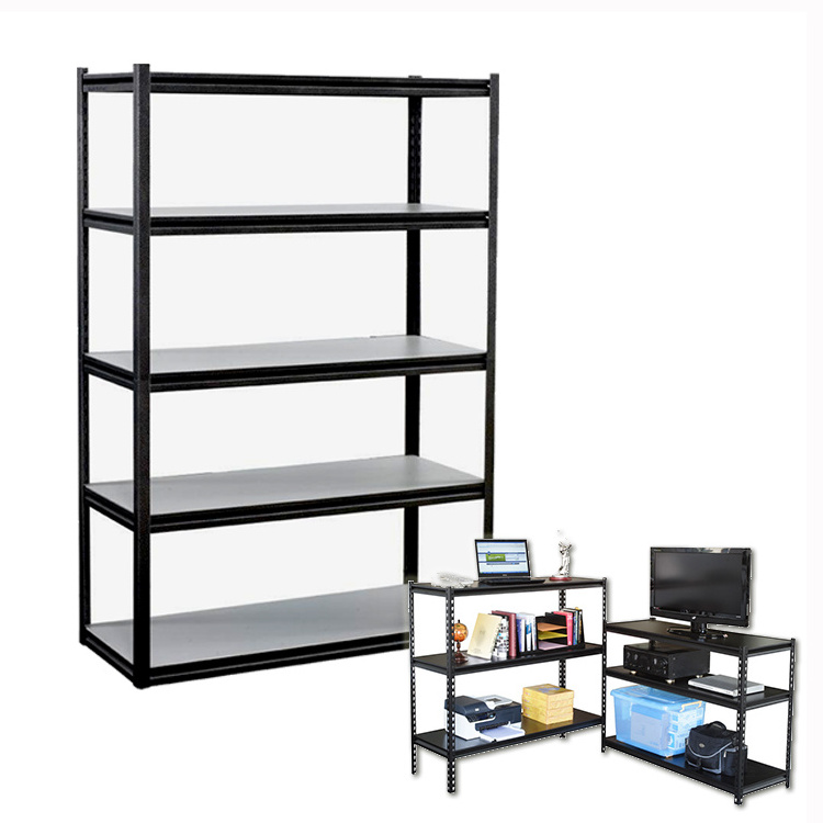 Boltless Warehouse Store Home Garage Plastic Shelving 5 Layer Tier Sheet Storage Rivet Shelves Rack