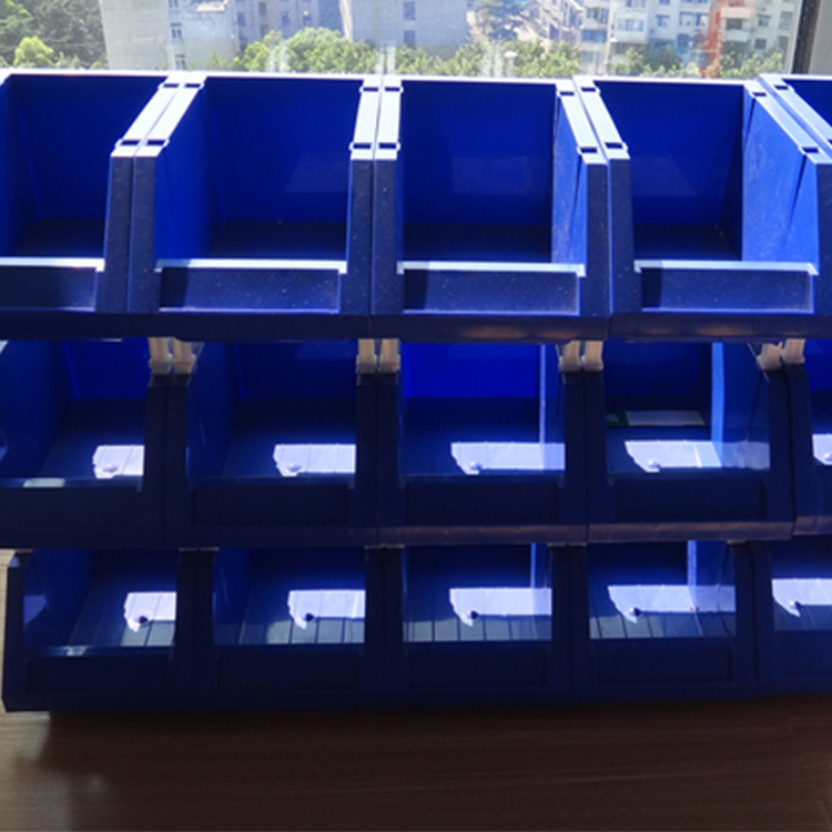 hot sale warehouse plastic shelf bins spare parts storage boxes