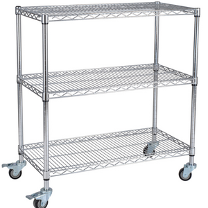 Wire Shelving Mesh Shelf  Epoxy Coating Chrome plating industrial home using adjustable wire shelves