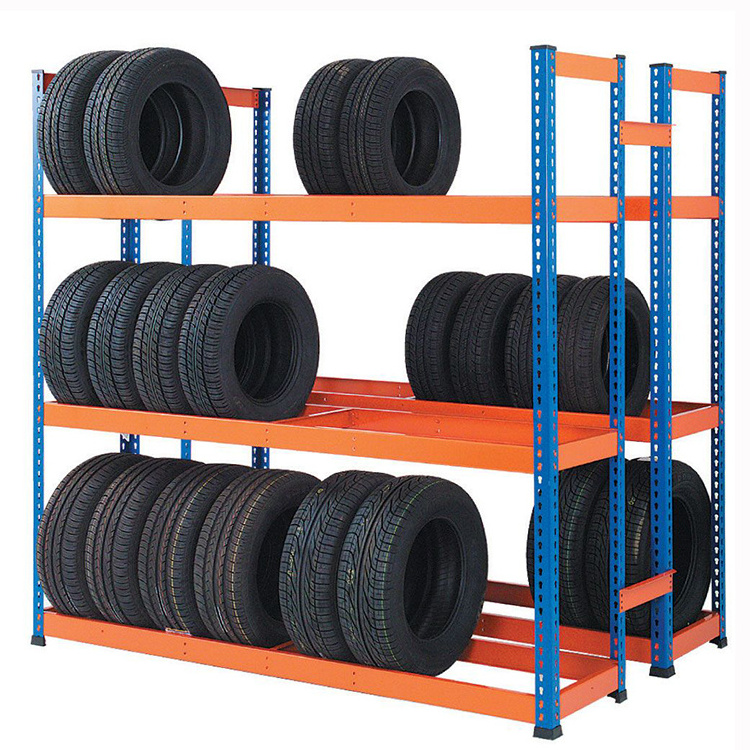 Adjustable Heavy Duty Wholesale Commercial Portable Folding Metal Stacking Steel Storage Truck Tire Pallet Rack