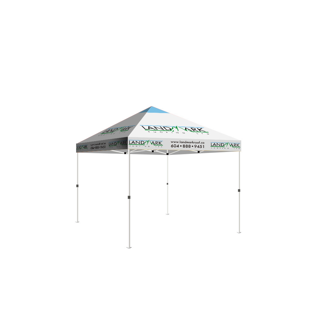 GlobalTent 10x10 3x3 Promotional Folding Custom Print Beach  Event Custom Pop Up RPET Tent Marquee Gazebo Canopy