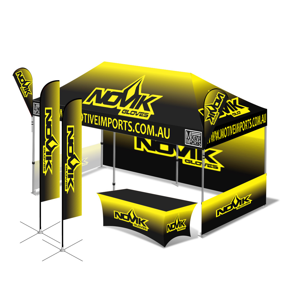 GlobalTent New Trend Pop Up Ez Up Custom Tent Canopy All Size Exhibition RPET Gazebo With 4 Removable Sidewalls