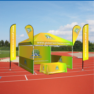 GLOBAL-TENT Custom Outdoor Trade Show Canopy Pop Up Exhibition EZ Up Tents For Events Gazebos Advertising Aluminium