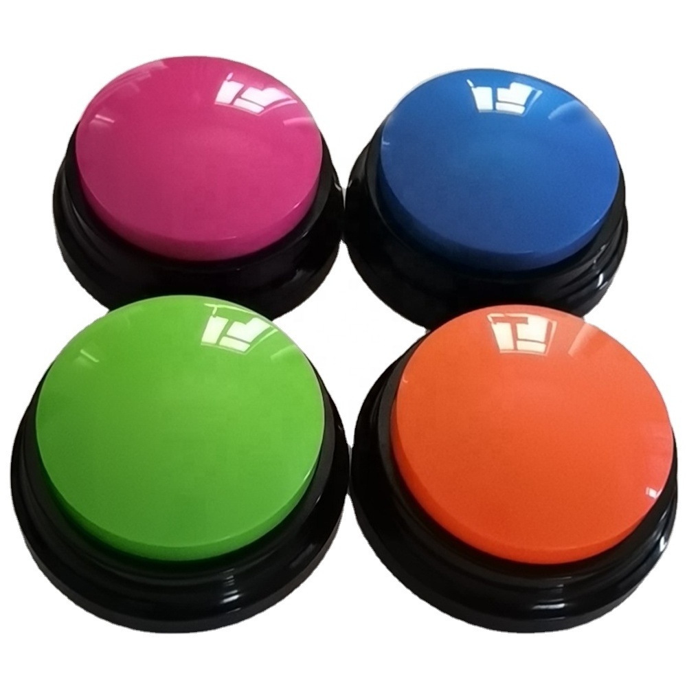 Recordable Answer Buzzers Sound Button For Communication Toys piezo ceramic buzzer element Dog Pet Button