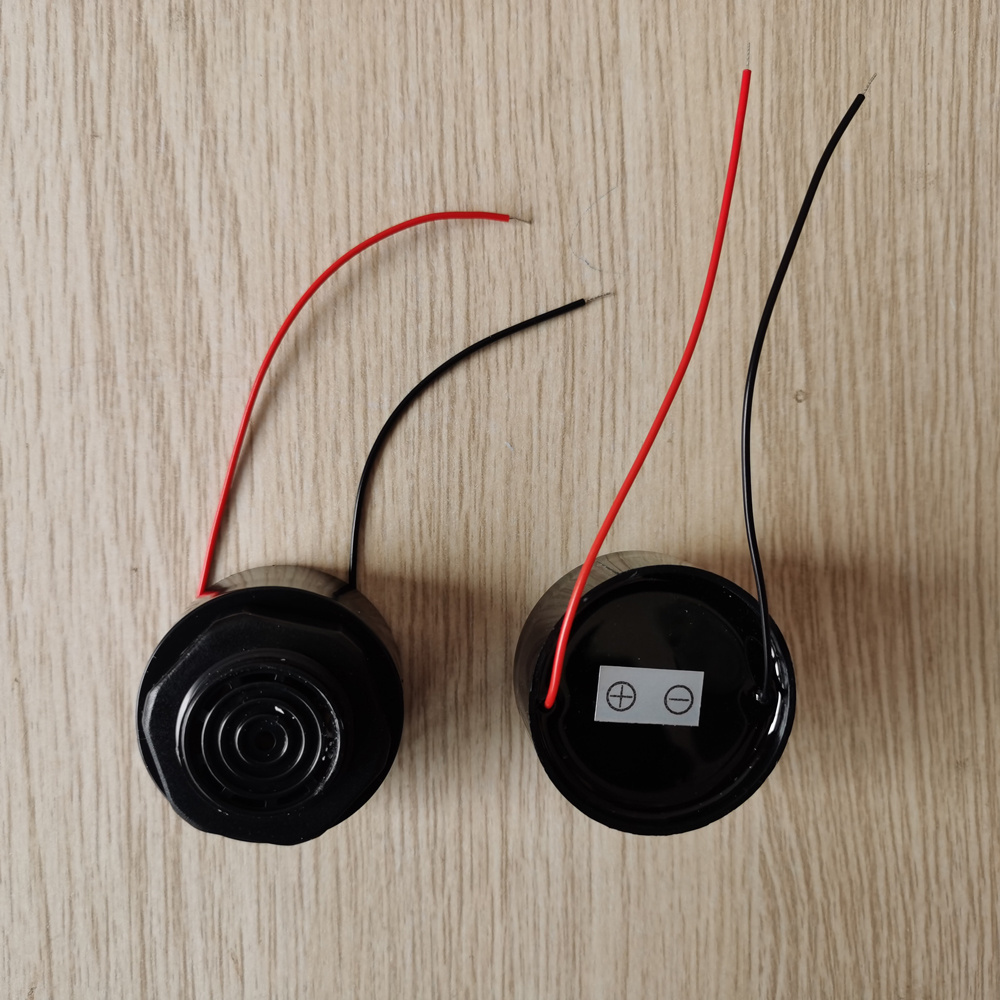 12V Active Piezo Buzzer 43x33mm 2900Hz with lead wire