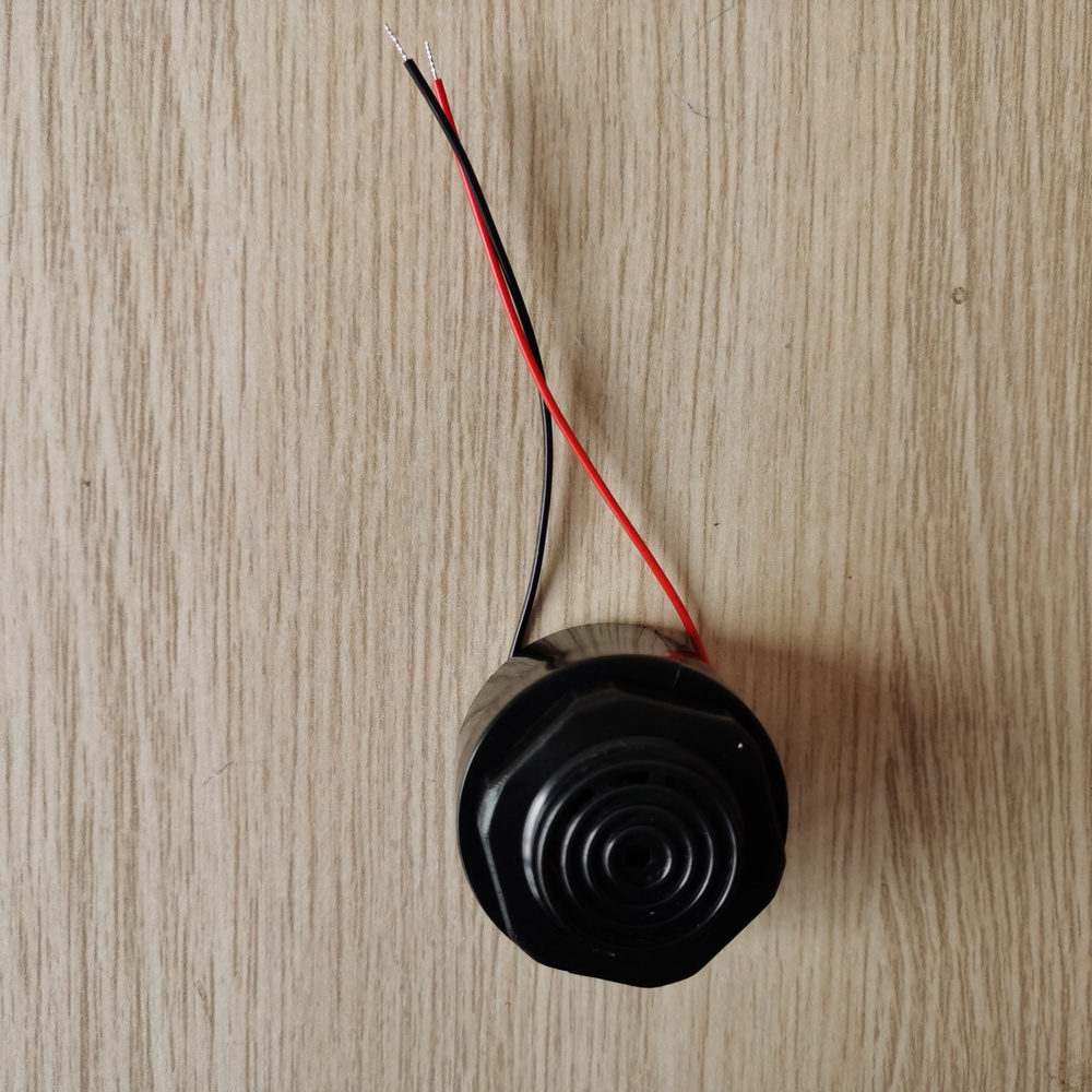 12V Active Piezo Buzzer 43x33mm 2900Hz with lead wire