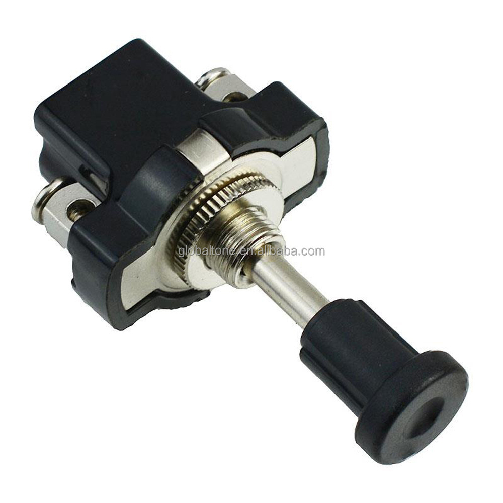 Automotive Switch On-Off Push Pull Switch 10A 12V/6A 30V Screw Terminals