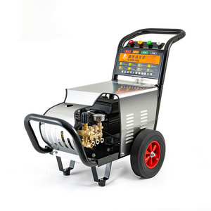 Wholesale 130bar 3kw electric high pressure jet water automatic car washer machine with wheels