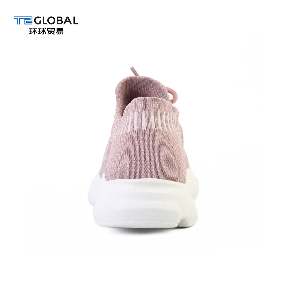 Ladies latest trendy gym shoes high platform women pink ankle sneakers