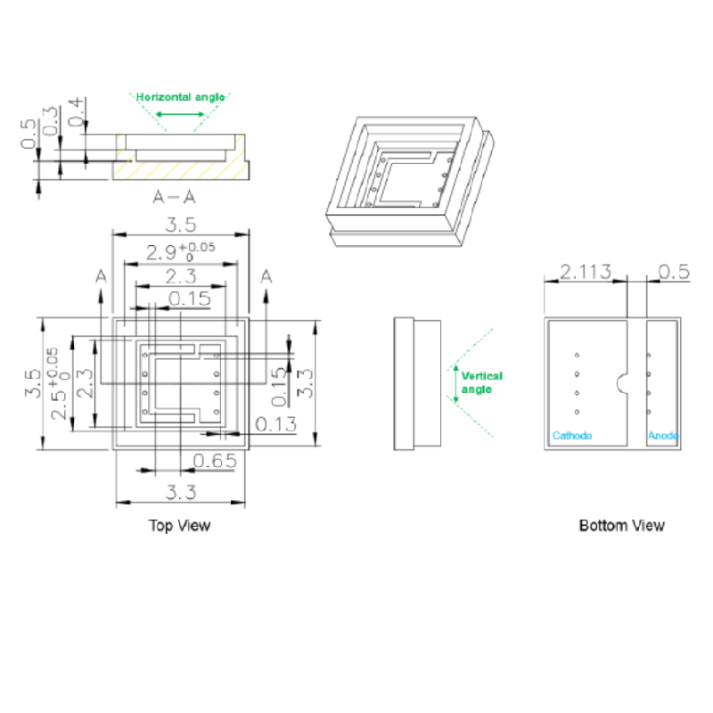 940nm 2W VCSEL Laser Diode