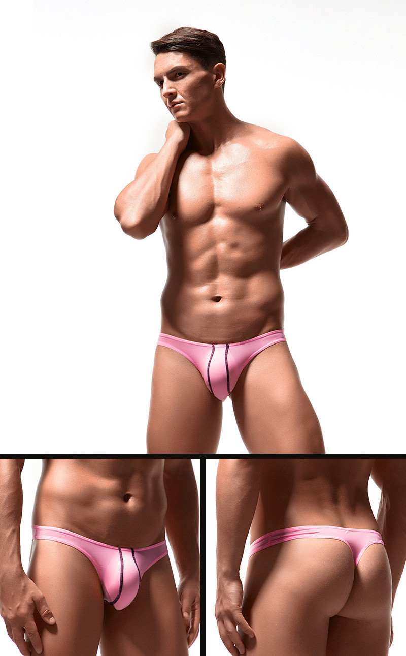 2020 POP Men's Underwear T Back G String Briefs Sexy Breathable Thong Lingerie Jockstrap Men Thong