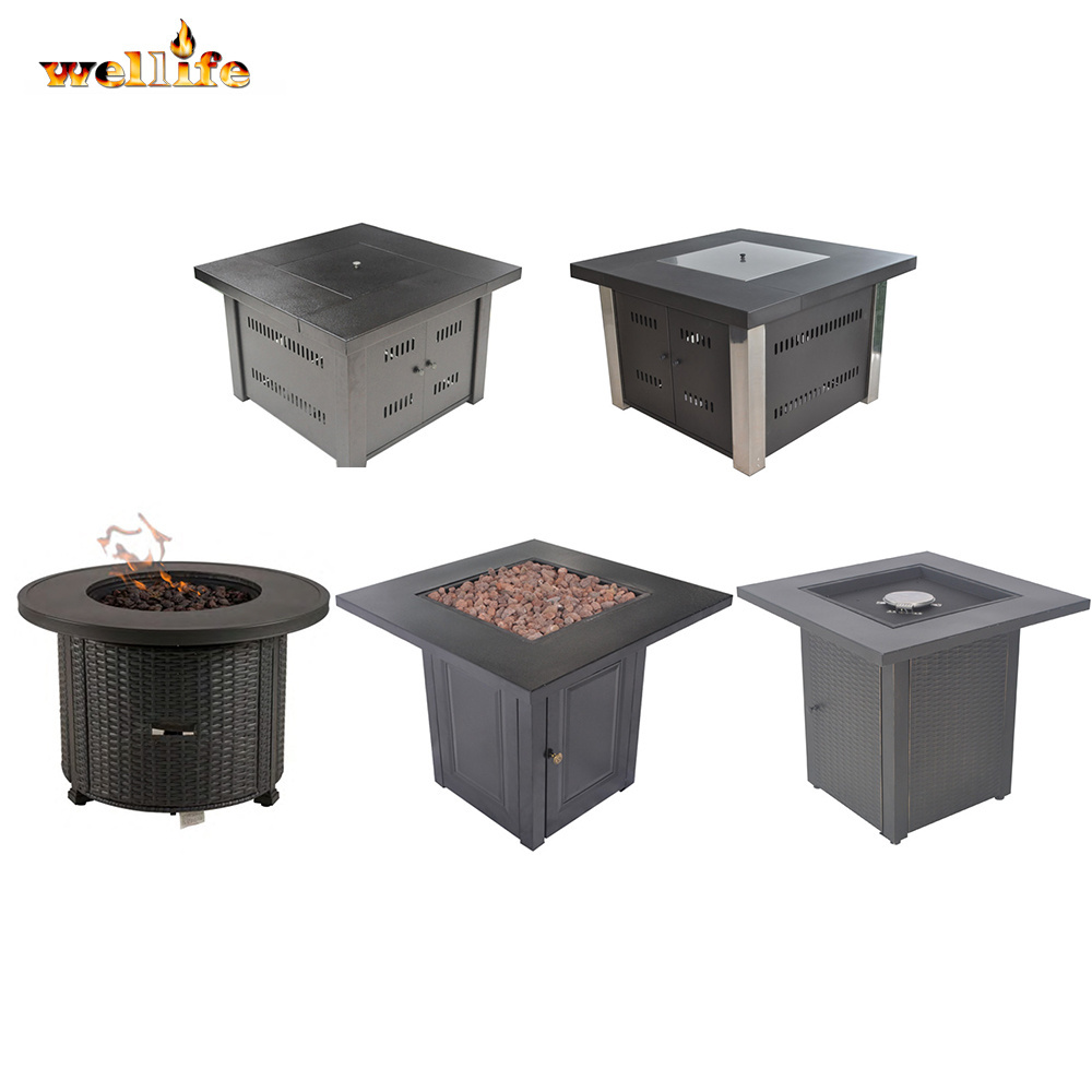 Garden Supplies Patio Outdoor Gas Fire Pit Table top Flame Fire Pit