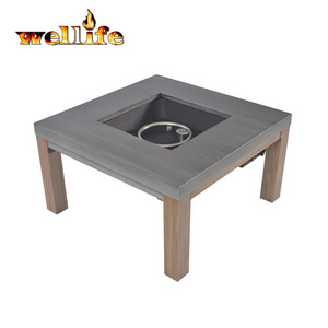 40 inch propane gas coffee dine table fire pit