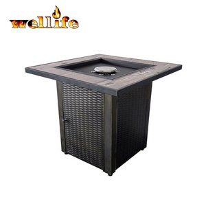 outdoor furniture Luxury design garden heater barbecue firepit table