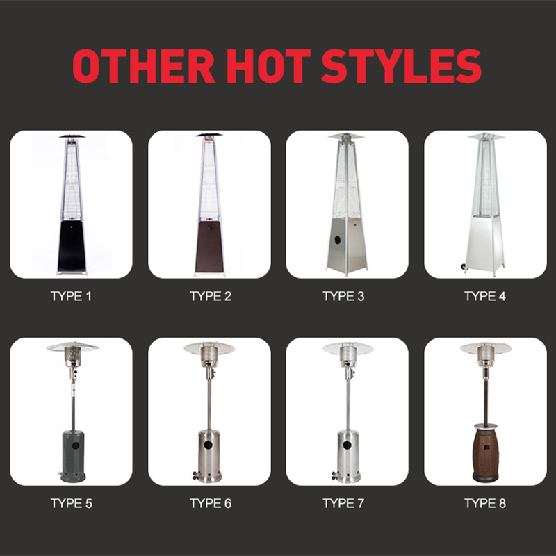 High Quality  Custom Cheap  butane gas heater garden outdoor heater gas mini umbrella heater