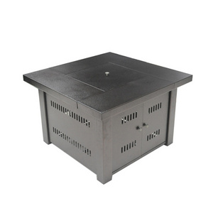 High Quality  Custom Cheap Stocked Oblong Metal Garden lava rock vertical   Outdoor aluminum Fire Pit