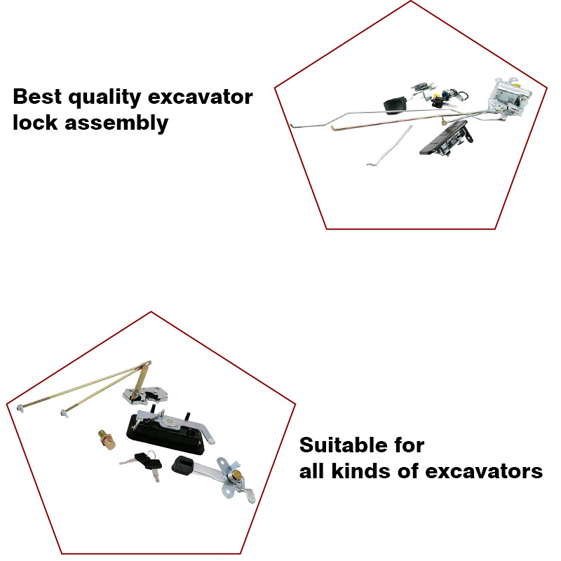 Excavator E320C Engine Side Lock And  Latch Cab Lock Cabin Door Lock Assy