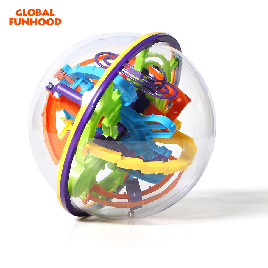 Global Funhood GW963 158 Step Maze Ball Block Educational Toys 3D Puzzle Game Custom Smart Toys Intelligent For Kids