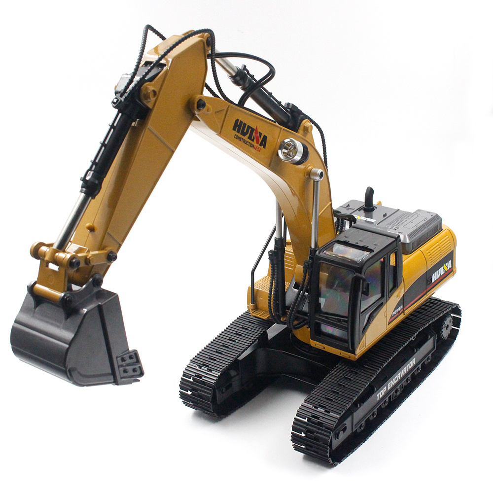 Hot Sale HUINA 1580 580 1:14 Full Metal RC Hydraulic Big Excavator ELectric Pickup Car