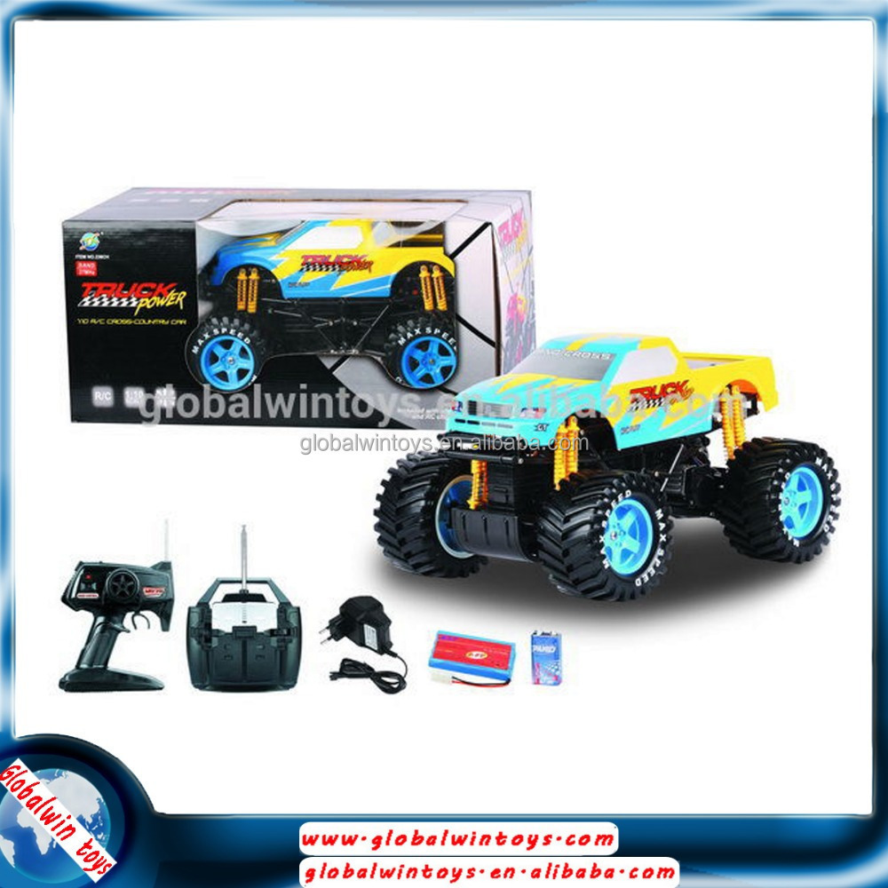 Hot! toy truck model 4 channel rc monster truck with big wheels high speed racing car stunt car remote control trucks for sale