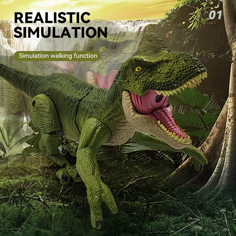 2023 hot selling GD040 Global Drone RC T- Rex Dinosaur with Simulated Walking rc toy kids product